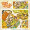 4 Sheets/pack 3D Miniature Scenery Stickers Carmel Town DIY Scene Children's Handmade Journal Educational Holiday Decoration Fun
