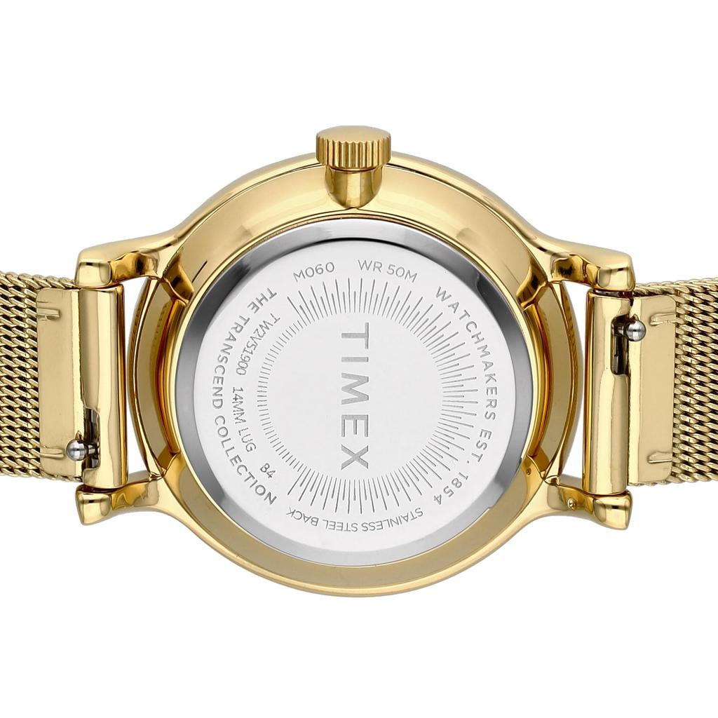 [Timex] Часы Transcend Celestial Transcend Синий циферблат Латунь Минеральное стекло Кварцевые 31 мм Филиппины Часы TW2V51900 Женские Золотые