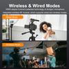 Wireless Microphone Comica VM40 Gun Microphone 32G Internal Super Wireless Wired Dual Mode 200m Transmission Distance USB C Output External Microphone