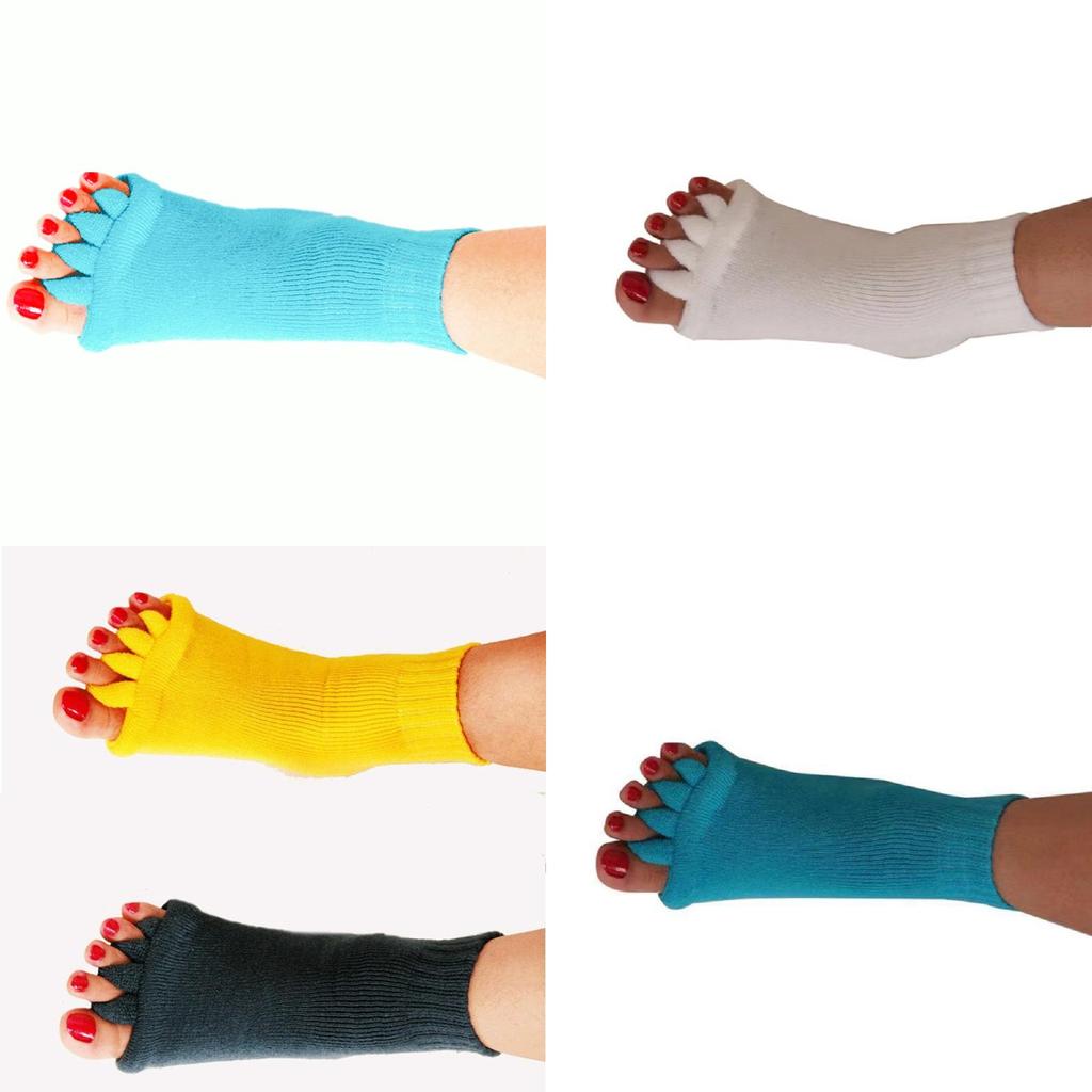 Yoga Breathable Cotton Socks Unisex Pain Relief Toeless Socks For Gym Use Home