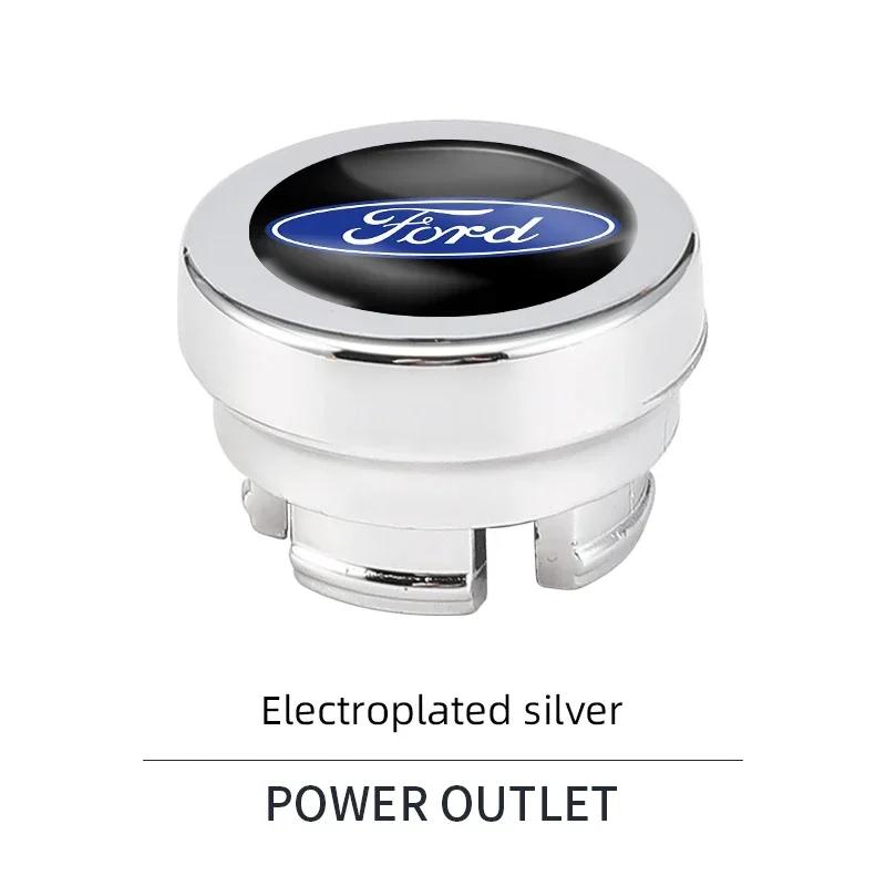 Car Sticker 2026 Ford New 2025 Hot Car Cigarette Lighter Cover Dust Cover Accessories For Ford S MAX Ranger Focus Fiesta Mondeo