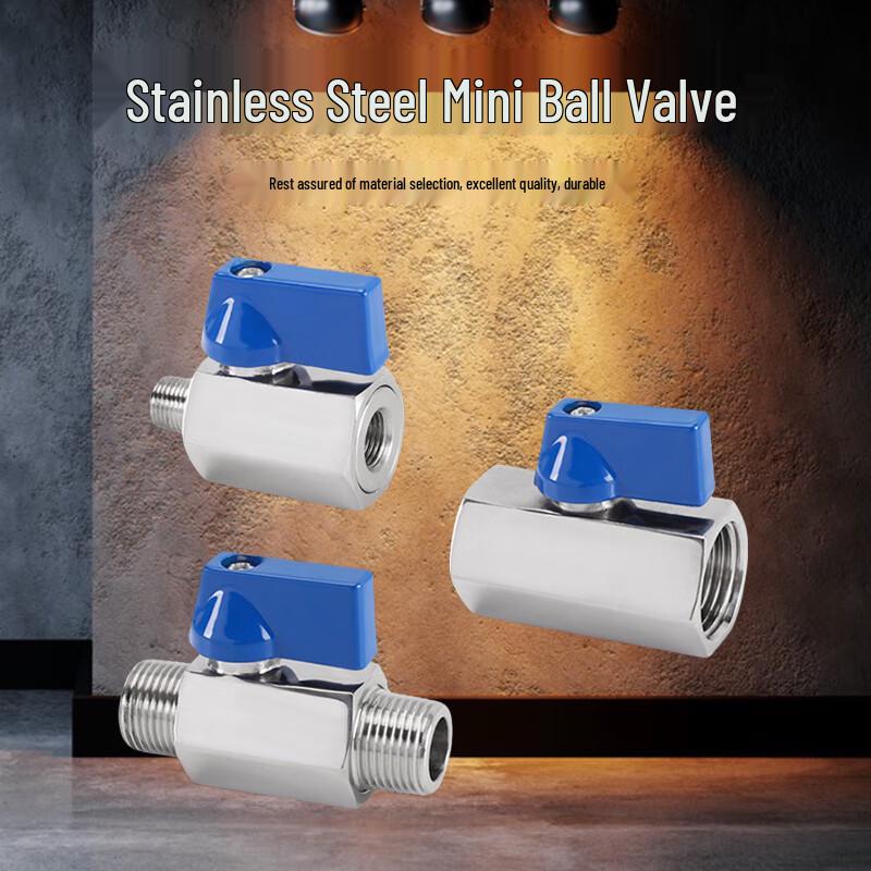 Stainless Steel High-Pressure Mini Ball Valve