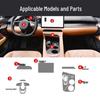Zeekr 001 Smoked Headlight Film, Transparent Interior & Taillight Film, TPU Dashboard Screen Protector, Wear-Resistant
