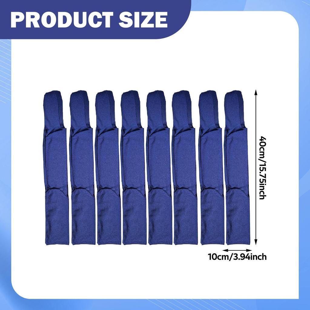 8Pcs Horse Mane Bags Prevents Tangles Rubbing Out and Breakage Wraps for Farm Outdoor Grooming Supplies Horse Care Stable