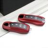 Fits Porsche Key Shell: Bordeaux Red for Cayenne, Macan, 911, Panamera, 718, Taycan