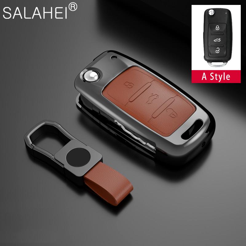 Чехол для автомобильного ключа для Volkswagen Bora Polo Tiguan Jetta Passat Golf 7 MK7 Tiguan MK2 для Skoda Octavia A7 SEAT Ateca Leon FR 2 Ibiza