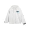 Li-Ning Sports Fashion Series Letter Logo Print Zip Hoodie Men Tops White AWDT549-1