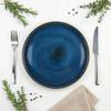 CERAMIC DINNER PLATE 1 pc. NAVY BLUE SET FOR SERVING DISHES 26.5 CM