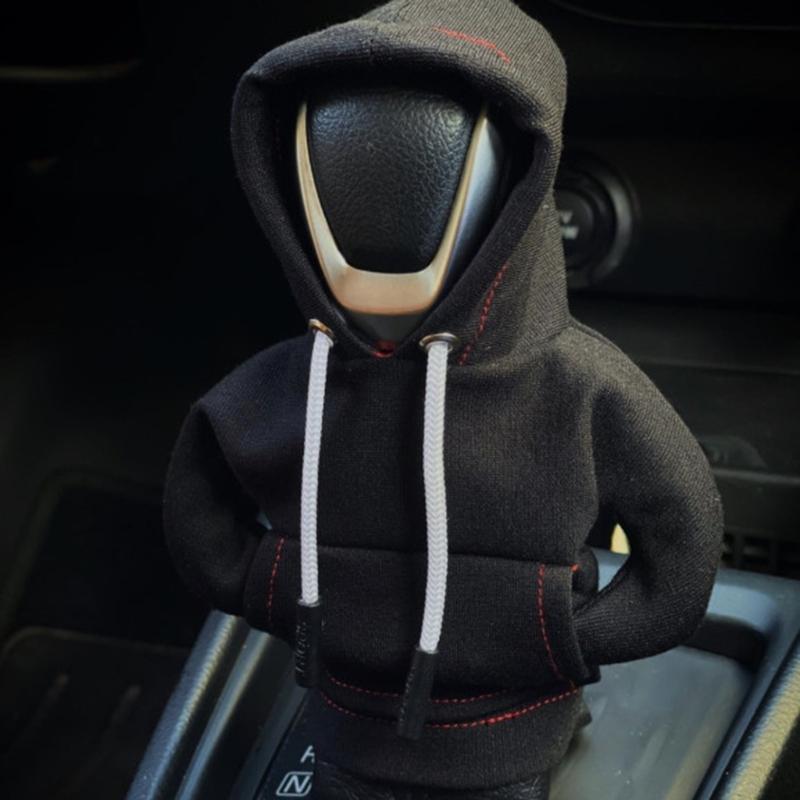 Крышка ручки переключения передач, модная толстовка с капюшоном, ручка переключения передач, декоративная крышка, ручное автоматическое авто, аксессуары для салона автомобиля