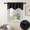 1PC NAPEARL Solid Color Versatile Waveform Curtain Window Decoration Short Curtain for Living Room Small Window