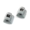 BSR502 2 Pieces Sunvisor Sunshade Retainer Leg Repair Clips for Mercedes E Class W123 W124 W126 W140 W201 Gray Color