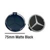 75mm 4pcs Black Silver Car Wheel Center Hub Cap Badge Cover For Mercedes Benz AMG W205 W204 GLC GLK Interior Mouldings LGGQ-Benc CT1