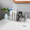 Stainless Steel Toothbrush Holder Easy to Clean Shower Table Bracket  Bathroom