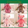 Bear 35cm Teddy With Colored Bow Tie Plush Toy Stuffed Animal Doll Gifts Kids