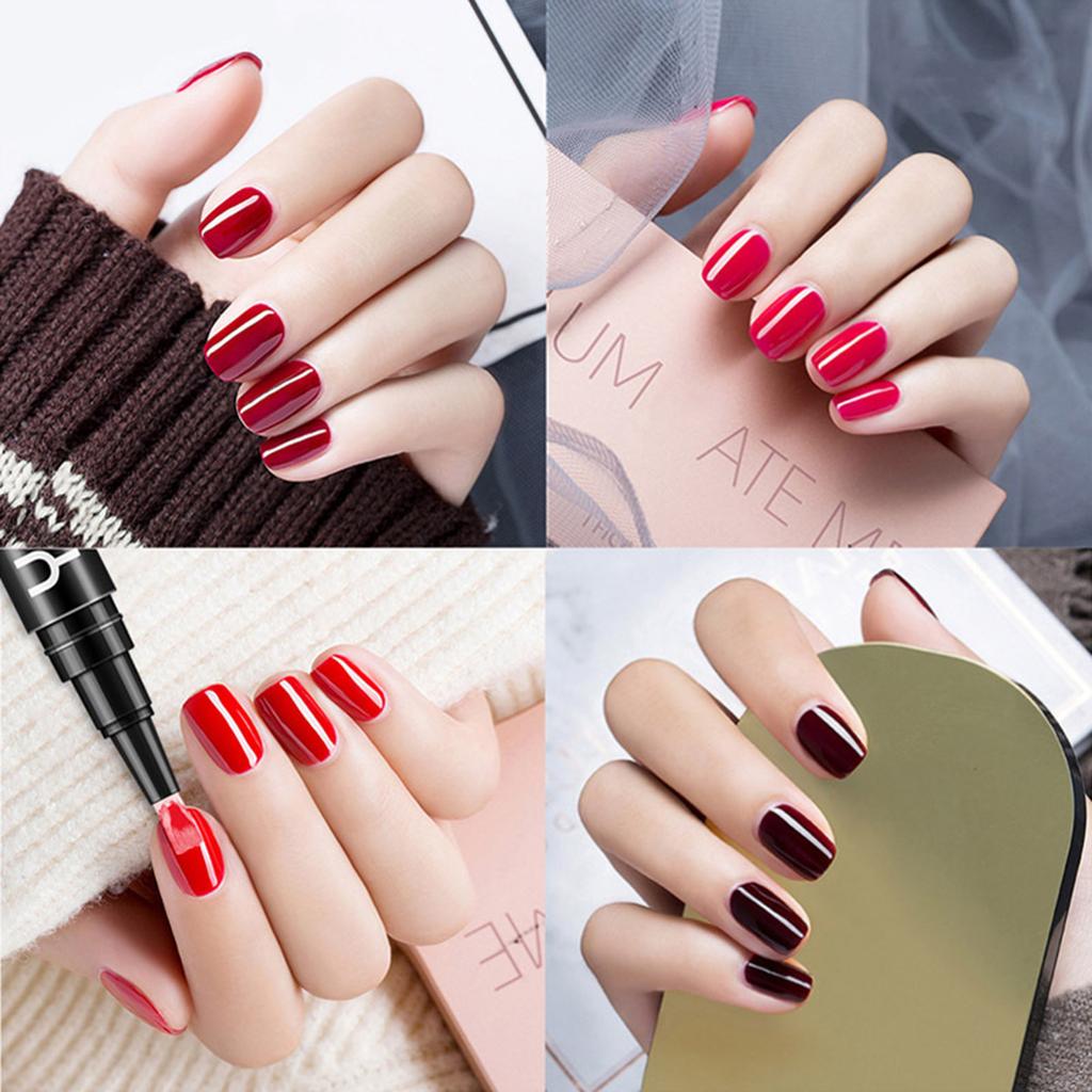 Гель-лак для ногтей, 6 шт., гелевая ручка для ногтей в один шаг, 3 в 1, замачиваемая УФ-светодиодная лампа, инструменты для дизайна ногтей