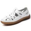 Летние женские римские сандалии Mary Jane Beach Shoes Closed Toe Casual Soft Walking Sandals for Girl Plus Size