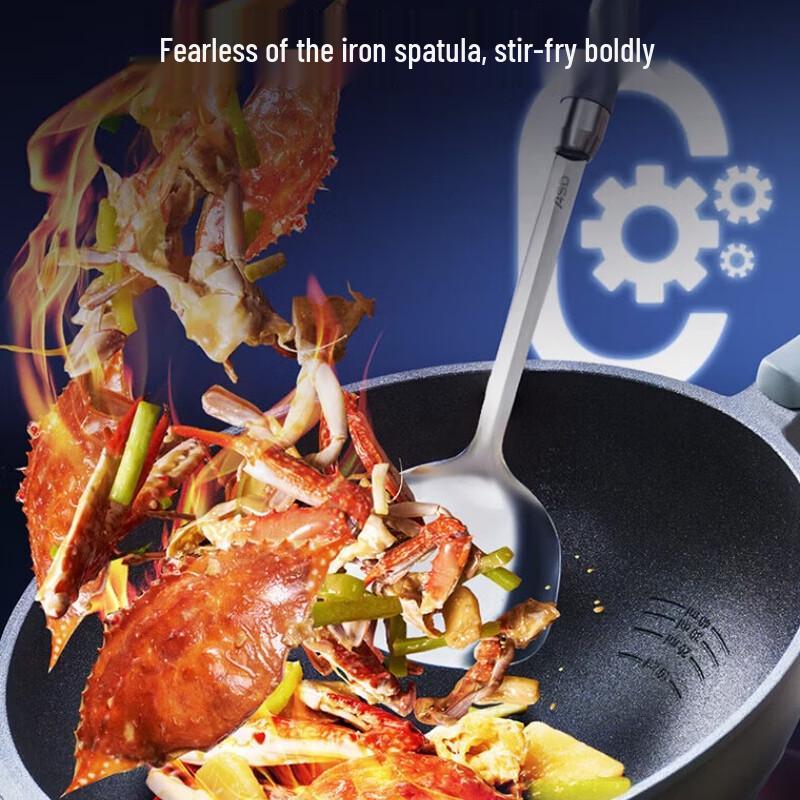 ASD Magic Stone Blue Diamond Titanium Non-stick Wok