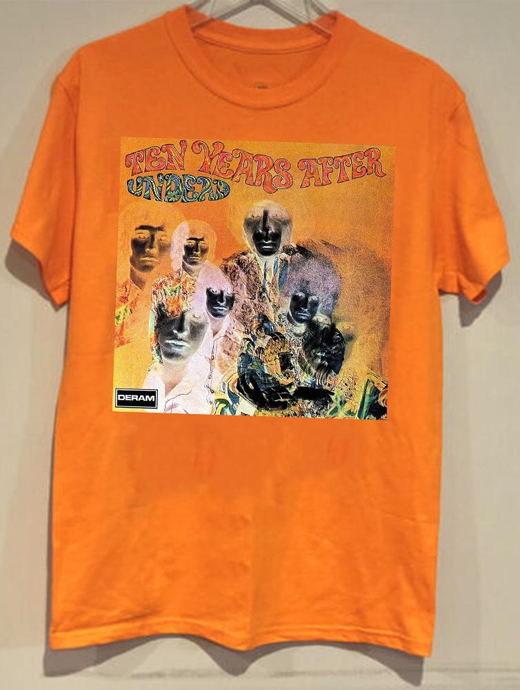 Undead Album Ten Years After Band Orange Full Size S-5XL SS781 Unisex T-Shirt
