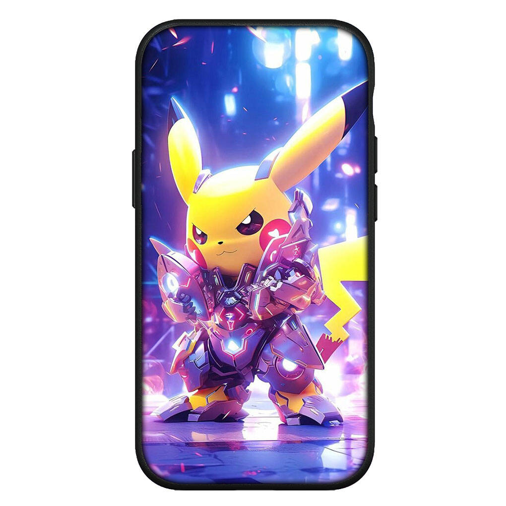 Чехол для iPhone 17 16 15 Xiaomi Poco Redmi Note 14 13 12 11 Pro Max X 9 16e Samsung Galaxy S25 S24 S23 OPPO Huawei Mew Mewtwo Pikachu Чехол для телефона