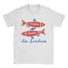 Men's T-Shirts Les Sardines Fisherman Aesthetic Coastal Fish Fashion 100% Cotton Tees Short Sleeve T Shirt Merchandise Printed