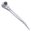 TOP Industrial Reverse Curved Short Ratchet for and Made In Japan (TOP) Wrench, 17x19mm, Curved, Scaffolding, Housing, Construction, RM-17x19S,