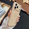 Роскошный Оригинальный Жидкий Силикон Для Чехла MagSafe Для iPhone 17 Air 16 15 14 13 12 Pro Max Беспроводная Зарядка Мягкий Бампер Чехол