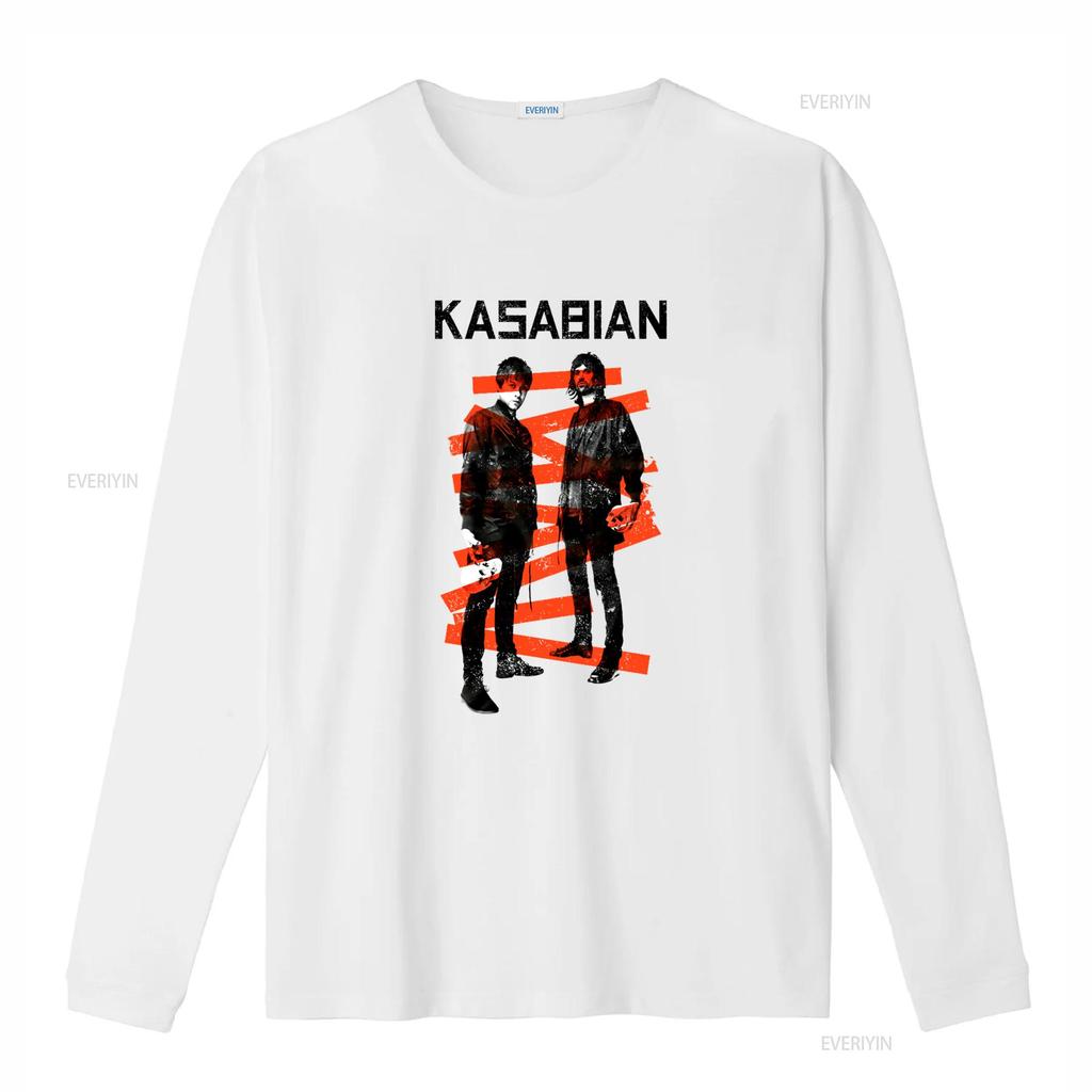 Kasabian T shirt Rock Band XXFB vintage Washed designer clothes Unisex graphic Casual Stretched Breathable Soft Slightly