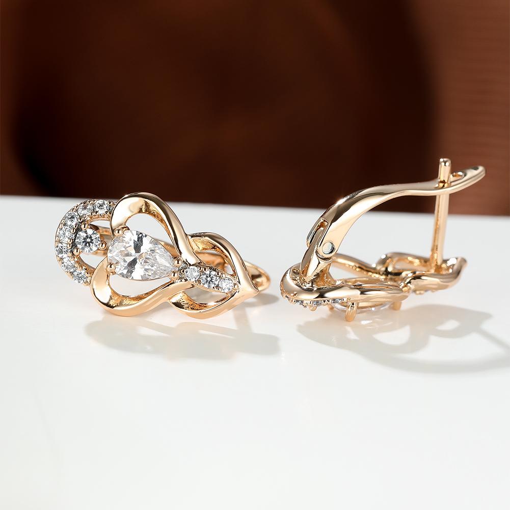 Изысканные женские серьги-гвоздики белого цвета, цвета морской волны, фиолетовый камень, серьги-крючки в форме сердца, полые серьги, подарок на годовщину свадьбы, День святого Валентина