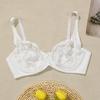 Женский тонкий кружевной бралетт большого размера на косточках без поролоновой чашки 75C 80D 100C 105D