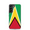 Coque Téléphone - Samsung - Galaxy S10 - Drapeau Guyana - Souple - Multicolore
