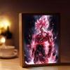 22cm/8.66in Dragon Ball Anime Light Painting Wukong Peripherals Night Led Luminous Cartoon Collectible Lamps Desk Party Supplies
