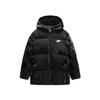 Пуховик удобный с капюшоном стильный длинный рукав детские куртки черный NY2442030GS-001