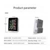 For Home 5 In1 CO2 Meter Digital Temperature Humidity Sensor Tester Air Quality Monitor Carbon Dioxide TVOC HCHO Detector