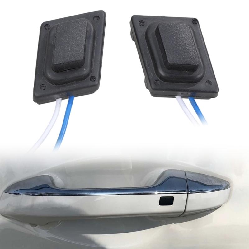 Front Door Electronic Button Switches Easy Installation ABS Exterior Handle Control Switches Simple Installs for Car  KX516