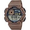 CASIO Digital Men's Watch with Fishing Data & Moon Data Display Function WS-1500H-5AV Brown Overseas Model