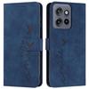 For Motorola Edge 50 Neo 5G/Moto S50 5G/Thinkphone 25 5G Case Viewing Stand PU Leather Phone Cover Imprinted Pattern