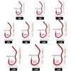 New Invention Size 6#-13# 12pcs/pack High Carbon Steel Fishing Hooks Sharp Barbed Self-reversing Hooks for Carp Fishing