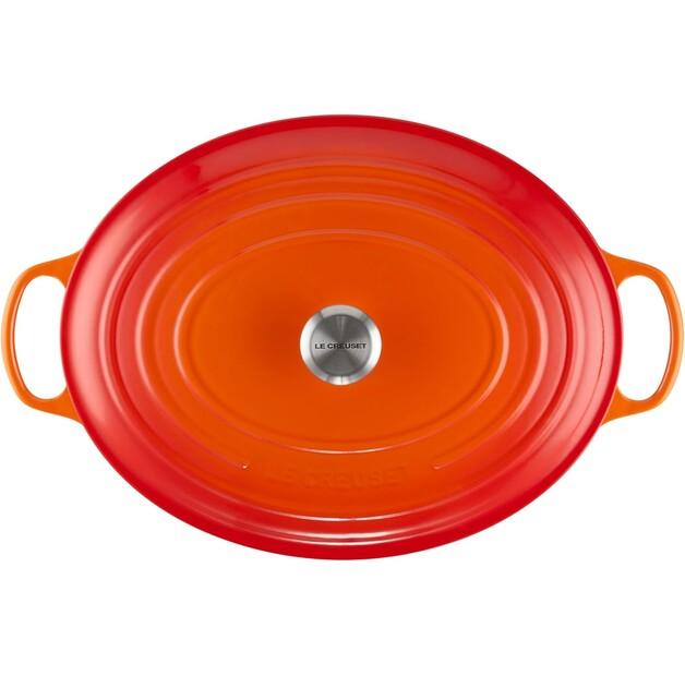 Cast Iron Roaster Le Creuset Signature Oval 40 Cm Oven Red 14.8 L (21178400902430)