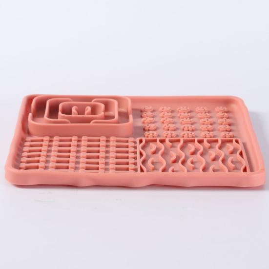 Yousheng Cat Lick Mat Dogs Fun Slow Feeder with Suction Cups Non-Slip Dog Enrichment Treat Mat for Dogs Cats Boredom Relief Mental Stimulation