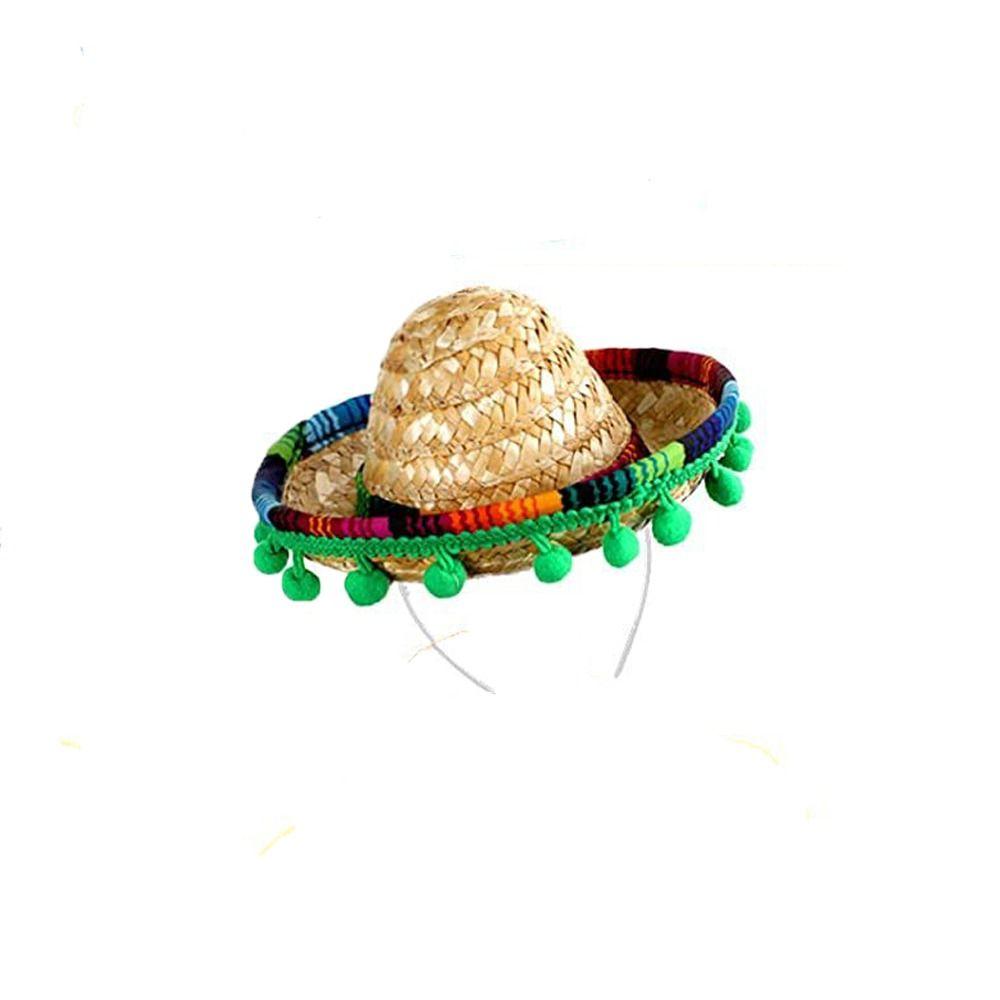Party Supplies Performance Props Festival Headdress Mexican Hat Sombrero Headbands Hair Hoops