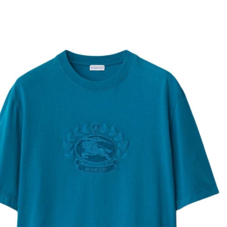 Burberry Oak Leaf Crest embroidered cotton T-shirt Men's 80935971