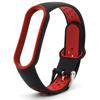 Для Xiaomi Mi Band 5 4 3 6 Ремешок Двухцветный Силиконовый Браслет на Запястье Замена Для Xiaomi Band 4 MiBand 3 5 6 ремешки