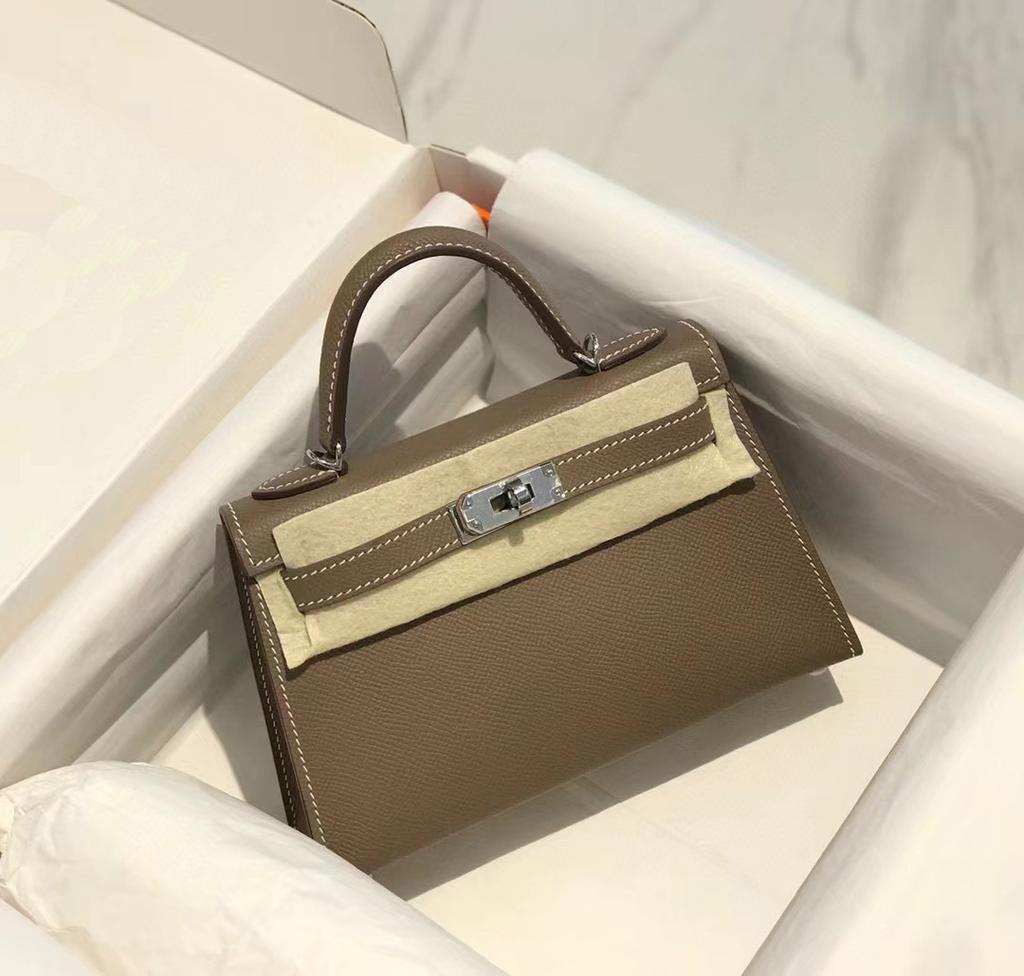 New Genuine Leather Second-generation Bag Mini Bag Palm Print Cowhide Single Shoulder Women's Crossbody Bag Classic Fashionable And Versatile