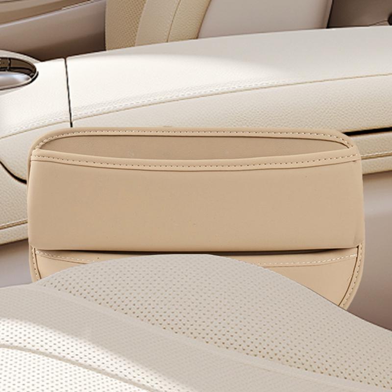 Заполнитель щели между сиденьем и консолью, Бокс для хранения сбоку, Кожаный органайзер для переднего сиденья автомобиля, Заполнитель щели, Бокс для хранения внутри автомобиля