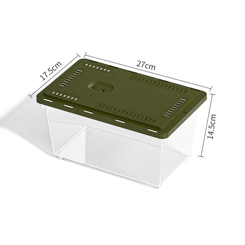 Прозрачный настольный аквариум с черепахой и рыбками с крышкой для дома или гостиной