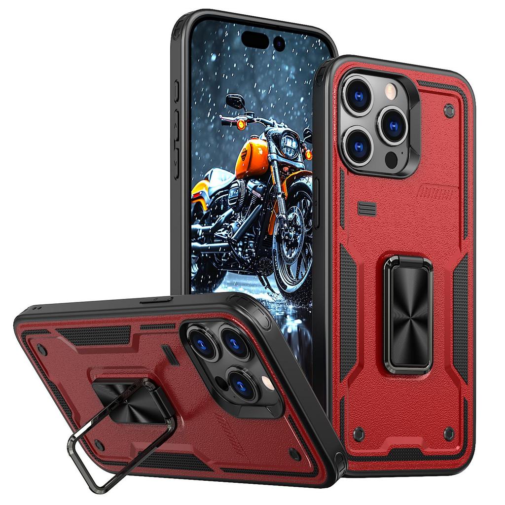 For iPhone 11 12 13 14 Pro Max/14 Plus/12 Pro/13 Pro Max/iPhone XR Shockproof Phone Case Car Magnetic Bracket Protective Cover
