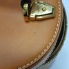 [Pre-Owned] Visetos Miniature Print Leather Cylinder Tote Bag - Good #14XNUA