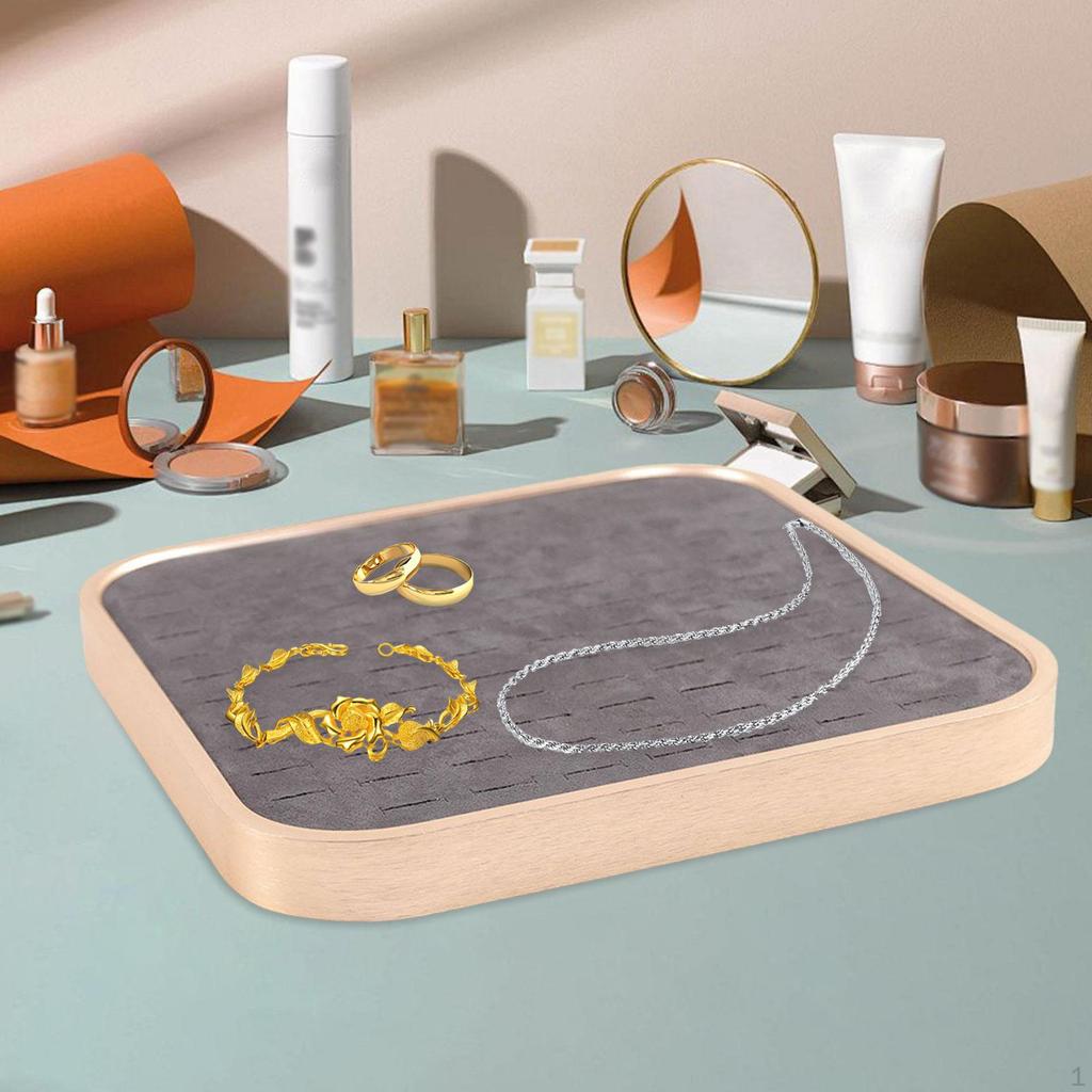 Jewelry Organizer Holder,Creative,Storage Display Case,Showcase,Velvet Tray for Store Home