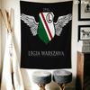 Legia Warsaw poster Wall Hanging Printed Fabric Blanket Decorative Tapestries for Bedroom Living Room Home Decor