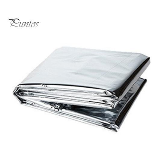 Аварийное тепловое одеяло Портативные водонепроницаемые одеяла для выживания Ветрозащитное влагостойкое одноразовое теплоотражающее снаряжение для выживания на открытом воздухе